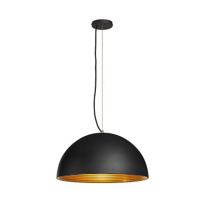 FORCHINI M PD-1 suspension, 50cm, rond, noir or, E27, max. 40W