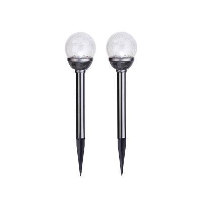 STAR TRADING Tige solaire LED avec sph&egrave;res lot de 2