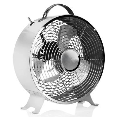 Ventilateur de table 25cm 20w m&eacute;tal blanc - ve-5967 - tristar
