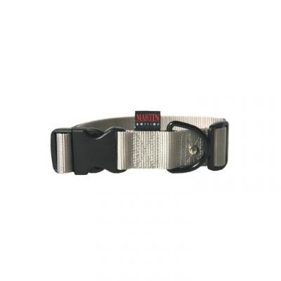 Collier Nylon R&eacute;glable 40-50/70 Gris - Martin Sellier