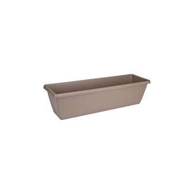 Elho - Jardini&egrave;re rectangulaire Barcelona xl - 60 cm - Taupe Taupe