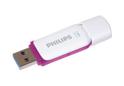 Cl&eacute;s USB 3.0 Philips Snow Edition 64 Go Violet 
