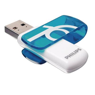 Philips usb 2.0 16gb vivid edition blue fm16fd05b/10