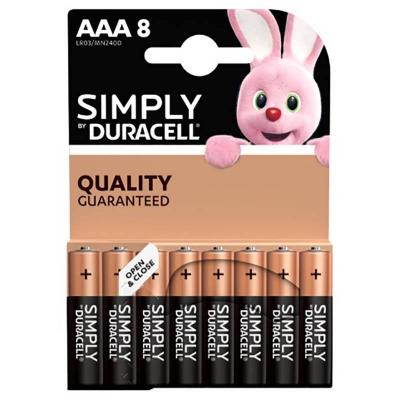 Duracell CopperTop MN2400 - Batterie 8 x AAA - Alcaline