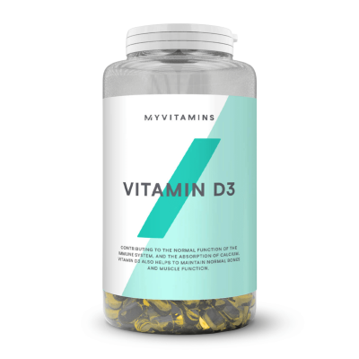 G&eacute;lules - Vitamine&nbsp;D3 - 180G&eacute;lules molles - Non-Vegan