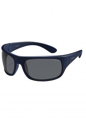 Lunettes de soleil Polaroid 07886 col. sza/y2 Unisexe Carr&eacute; Bleu