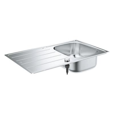Evier en acier inoxydable &agrave; encastrer 1 bac 860x500 mm 31552sd1 grohe