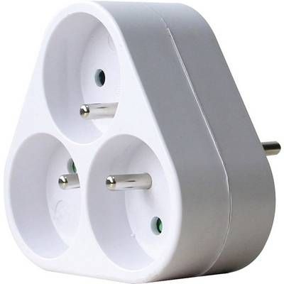 Bloc multiprise 230 V GAO DG-ZFB01/03A blanc x3