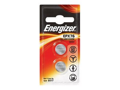 Energizer EPX76 - Batterie 2 x SR44 - oxyde d'argent - 145 mAh