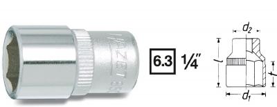 Hazet 850 ensemble d'embouts pour cl&eacute; &agrave; douille 6 pans 14&nbsp;mm