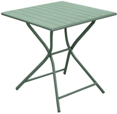 Table De Jardin Carr&eacute;e En Aluminium 2 Personnes Globe
