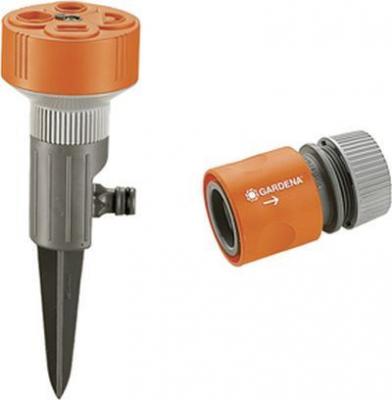 Gardena 2068-20 Classic ASPERSOR GIRATORIO DE 4 &Aacute;REAS Gris/Naranja
