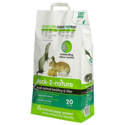 Liti&egrave;re Back-2-Nature Small pour petits animaux - 30 L