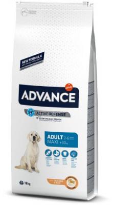 Tourteau Maxi Adult Poulet et Riz 18 KG Advance