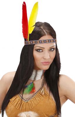 Bandeau indien avec plumes adulte