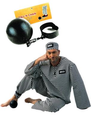 Boland boule avec cha&icirc;ne noire 30 cm