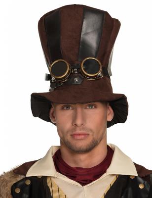 Boland chapeau steampunk taille unique marron