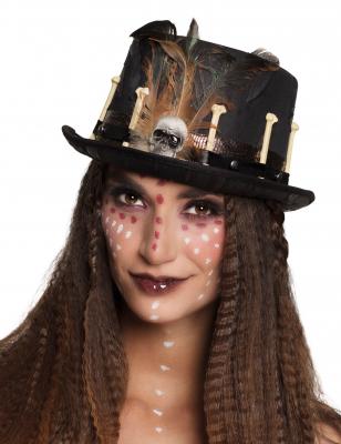 Boland 72181 Chapeau Voodoo Nana Noir Taglia Unica
