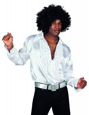 Chemise Disco Blanche Homme Medium