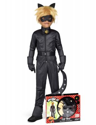 Viving Costumes Cat Noir As A Child Costume Rouge 12-14 Years