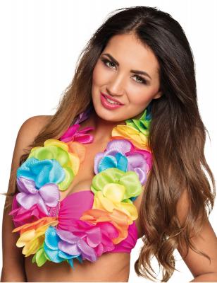 Collier Hawa&iuml; Multicolore Pastels Luxe Satin Taille Unique