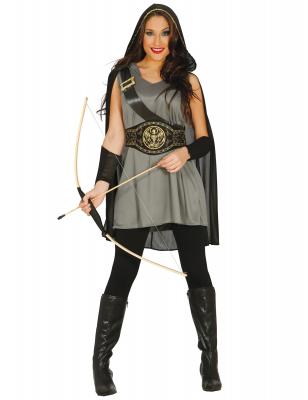 Costume Archer Femme - Gris - M 