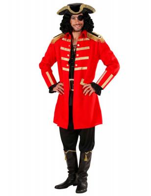 D&eacute;guisement capitaine pirate rouge homme