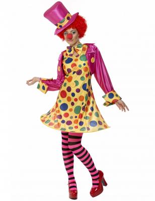 Clown Lady Costume, Female Uk Dress 20-22