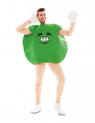 D&eacute;guisement de bonbon vert adulte