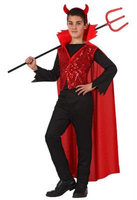 D&eacute;guisement diable enfant &agrave; sequins Halloween