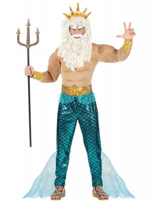 Widmann 08753 Costume de Poseidon pour Adulte Multicolore
