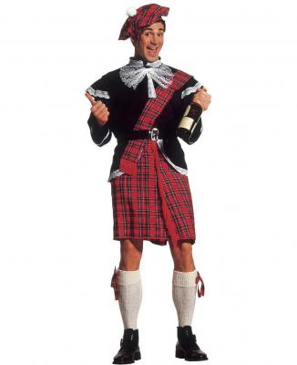 Widmann - Cs923757/m - Costume Ecossais Taille M, Rouge