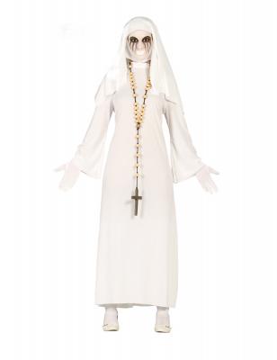 Costume Religieuse Fantome - Blanc - Taille Unique