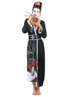 Widmann D&eacute;guisement Geisha Femme - Large, Noir