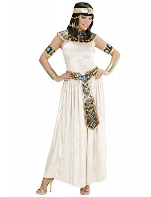 Widmann - Cs923277/l - Costume Divine Egyptienne Velours L, Blanc