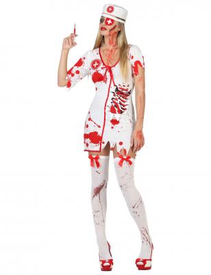 D&eacute;guisement pour Adultes Infirmi&egrave;re sanglante (3 Pcs) Taille M/L