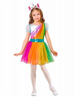 D&eacute;guisement Licorne Arc-en-Ciel fille