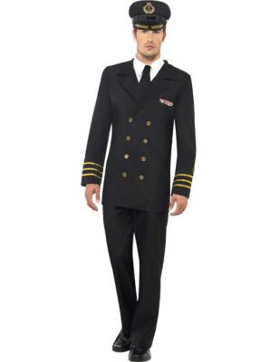 Costume Homme Officier De Marine Navy - Vert - M
