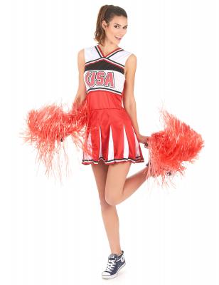 D&eacute;guisement Adulte Cheerleader Taille 38-40                ALPEXE443