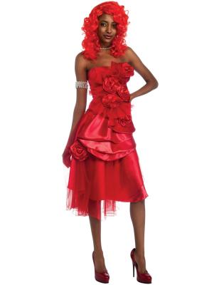Rubies - Rihanna - D&eacute;guisement Robe Rouge - Taille Unique- I-880619