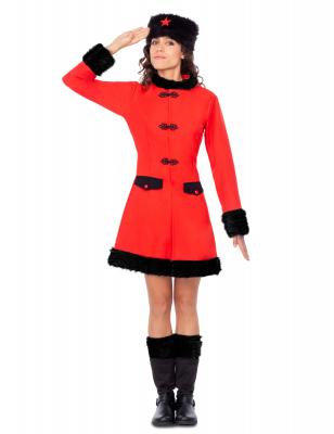 Deguisement Robe Soldat Russe Femme - Taille: M / L