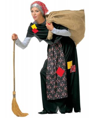 EPIPHANY'S WITCH"" (skirt with overskirt, shawl, headscarf) - (L)