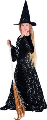 Boland 78030 Costume pour enfants Sorci&egrave;re de minuit Noir 4-6 ans