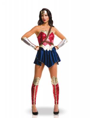 D&eacute;guisement Adulte Wonder Woman Justice League - Rouge / bleu - XS