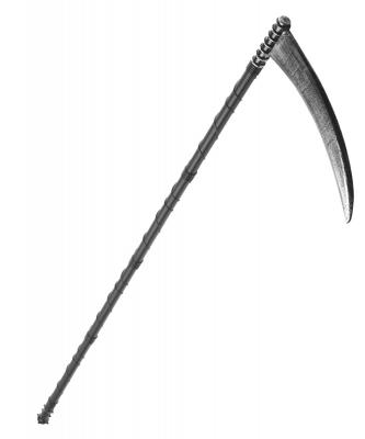 Smiffys Faux pour costume faucheuse, Noir, 6 pi&egrave;ces, 138cm/54in