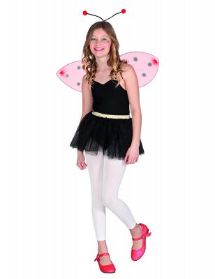 Kit ailes et serre-t&ecirc;te coccinelle enfant