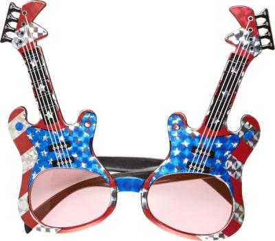 Lunettes guitare rock am&eacute;ricaine adulte