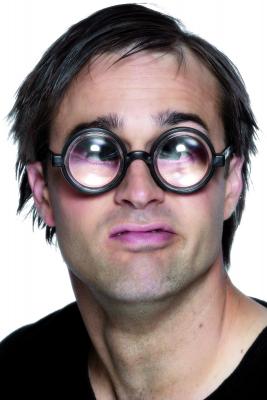 Lunettes idiot effet bocal adulte