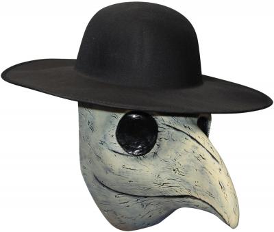 Masque De Medecin De La Peste Ghoulish&trade; - Blanc/Gris - Taille Unique