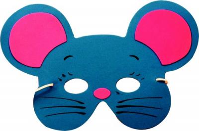 Masque Enfant Souris - Bleu - Taille Unique